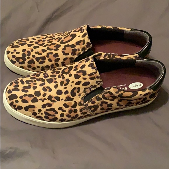 dr scholl's wink slip on leopard